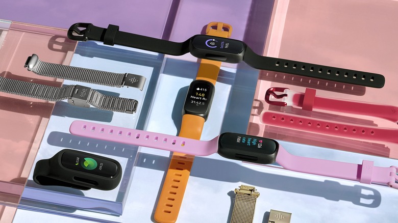 Fitbit watches on display