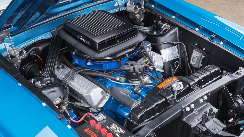 428 Cobra Jet engine in engine bay