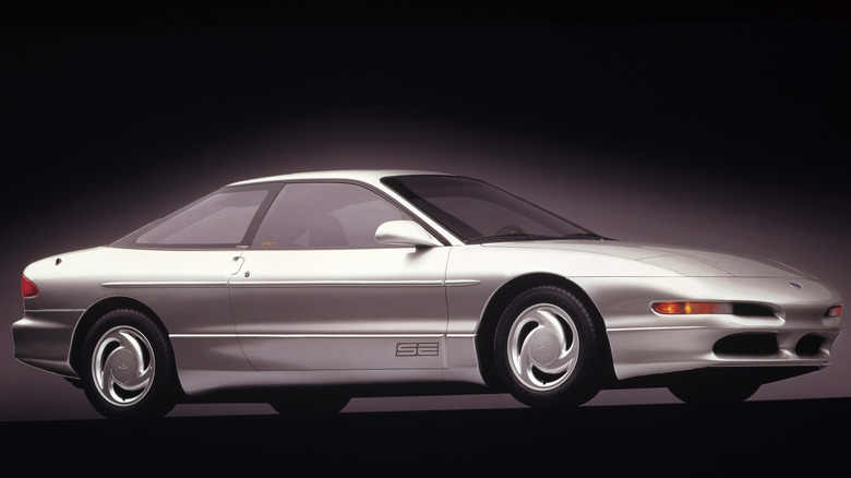 Silver Ford Probe car