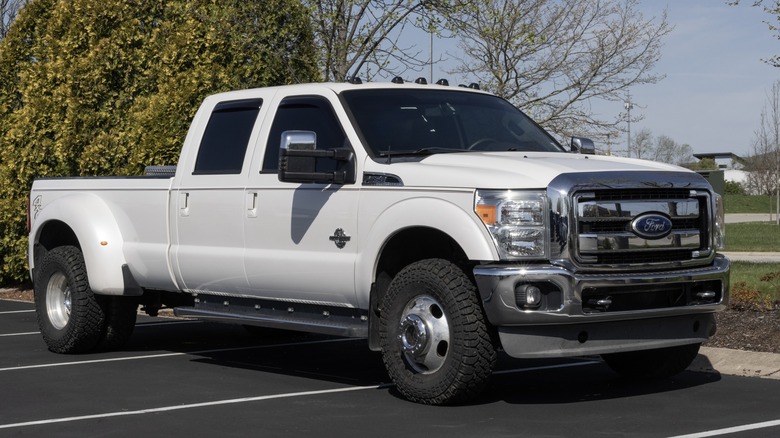 2011 F-350 Super Duty in parking lot