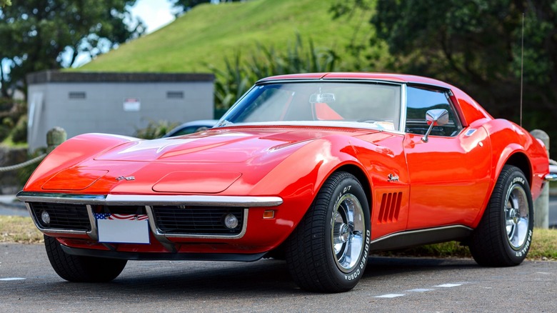 Red C3 Corvette