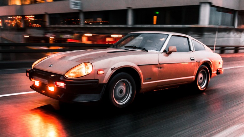 Datsun 280ZX on the road