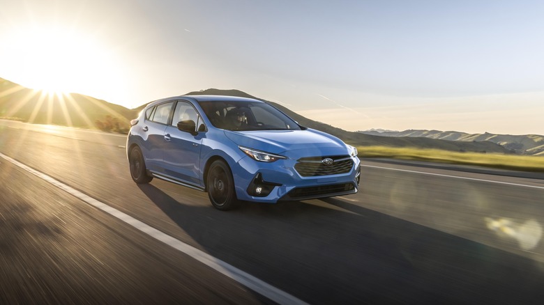 2024 Subaru Impreza on road