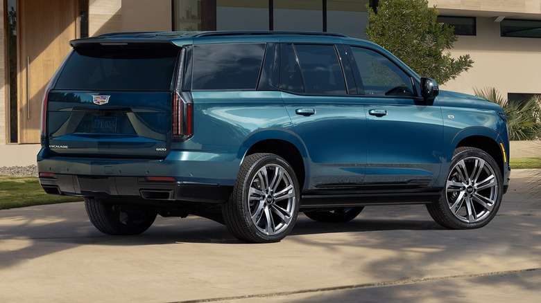 2025 Cadillac Escalade Shown In Deep Sea Metallic