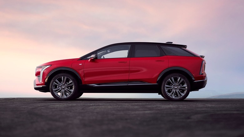 2026 Cadillac Optiq Shown In Monarch Orange