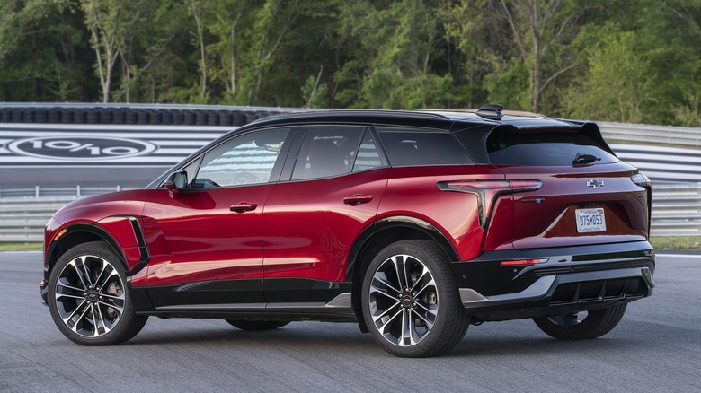 2026 Chevrolet Blazer EV SS Shown In Radiant Red Tintcoat