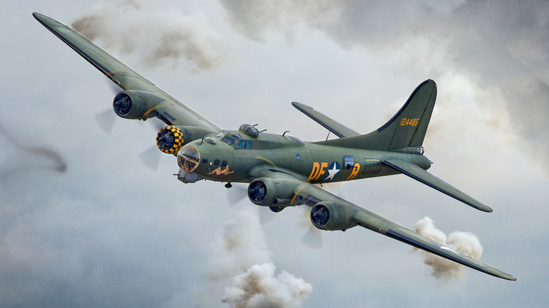 Boeing B-17 Flying Fortress in flight