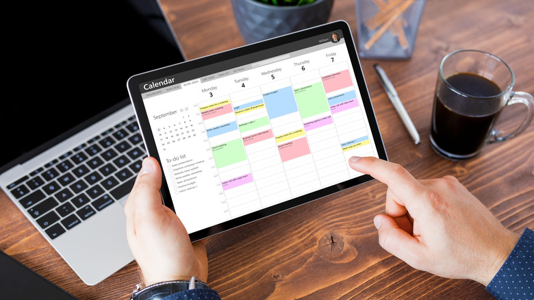 calendar view on ipad