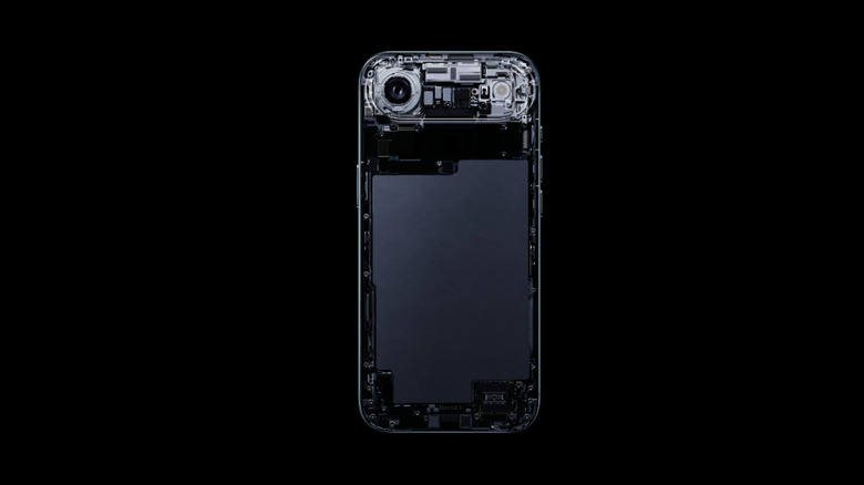iPhone Air Internal view of battery