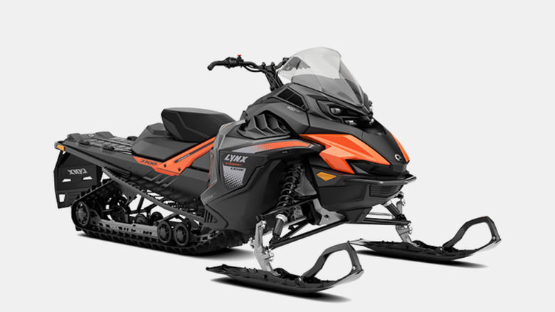 2026 Lynx X Terrain snowmobile promotional image