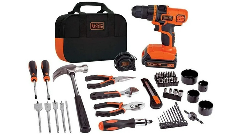 A set of Black and Decker tools