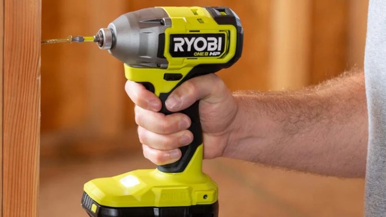 Ryobi tool in action