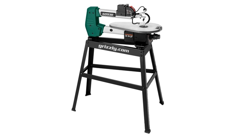 a Grizzly scroll saw