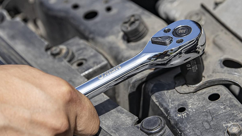 Neiko 03000A 100-Tooth Quick-Release Ratchet-Wrench