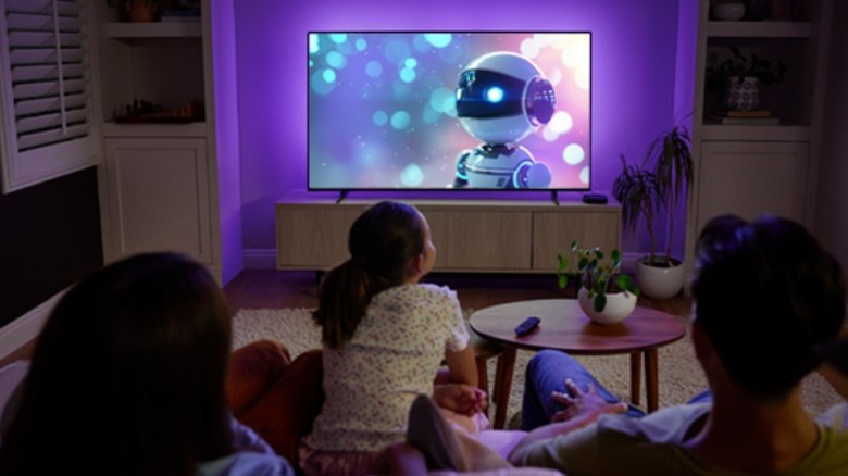 People watching TV via Roku Ultra