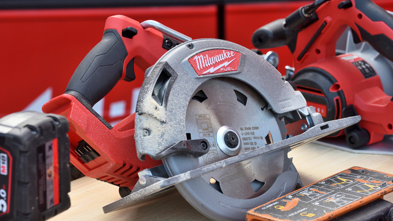 a Milwaukee circular saw