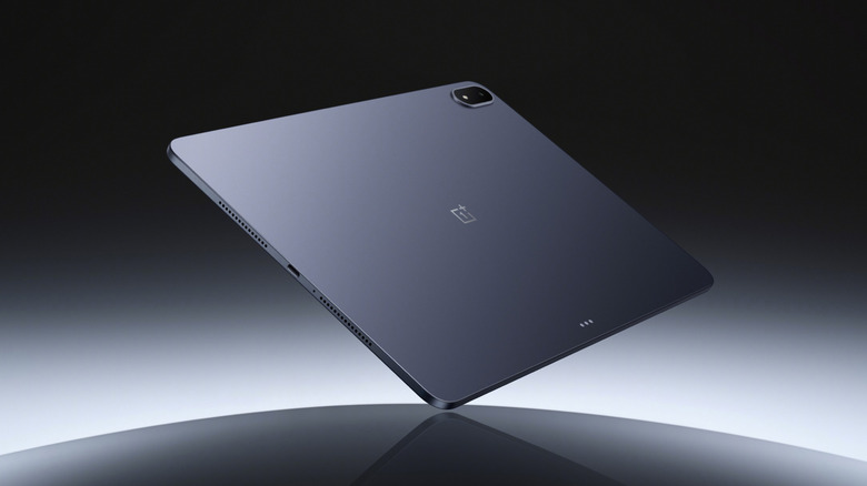 The rear panel of the OnePlus Tab 3
