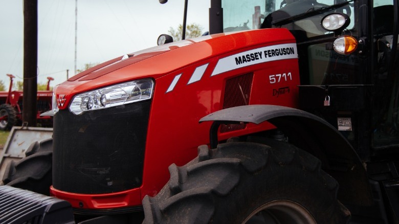 A Massey Ferguson tractor