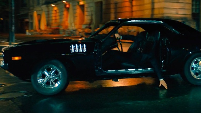 Wick riding Barracude at night