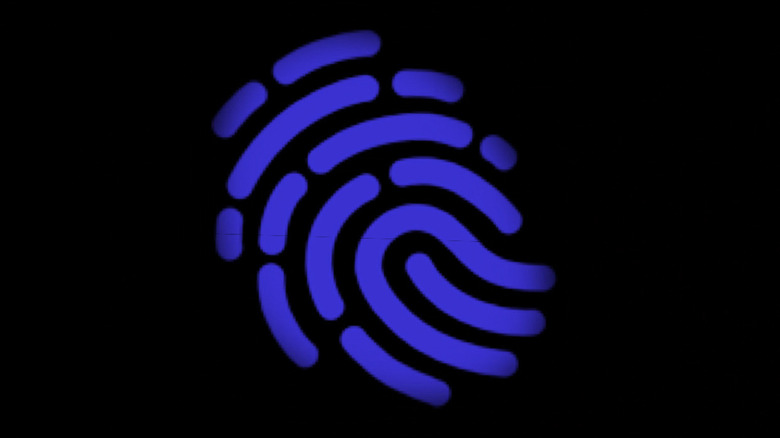 fingerprint icon on iOS 18