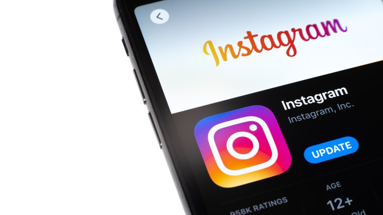 Instagram app in app store