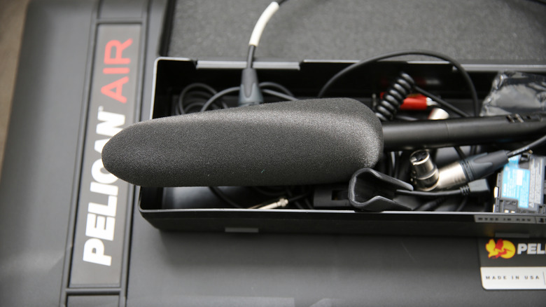 closeup of pelican air case