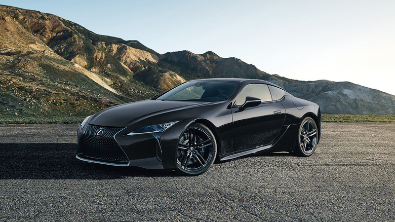 Lexus LC500 in black