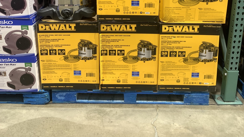 DeWalt shop vacs