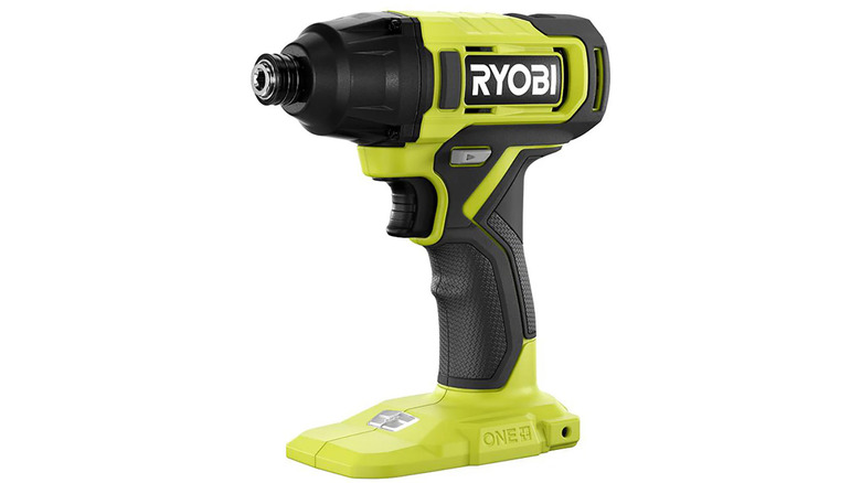 A stock imager of a Ryobi ONE+ 1/4-inch impact driver