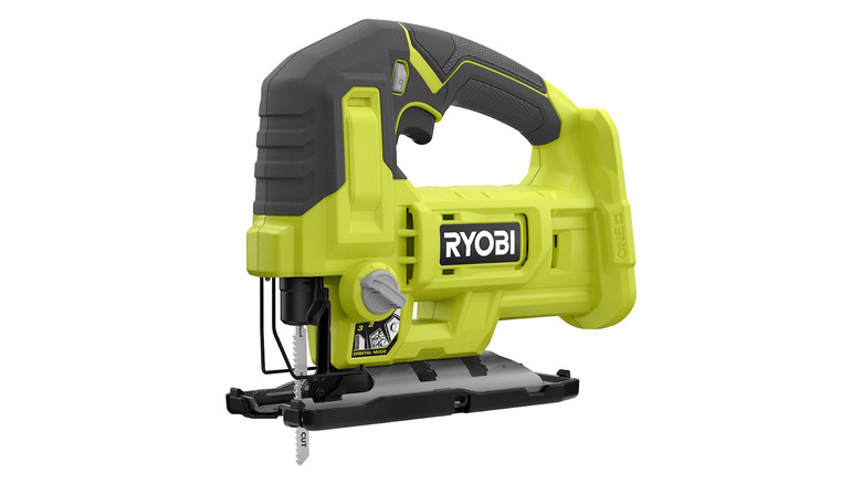 A stock image of a Ryobi jig saw