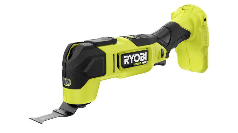 A stock image of an 18V multi-tool from Ryobi