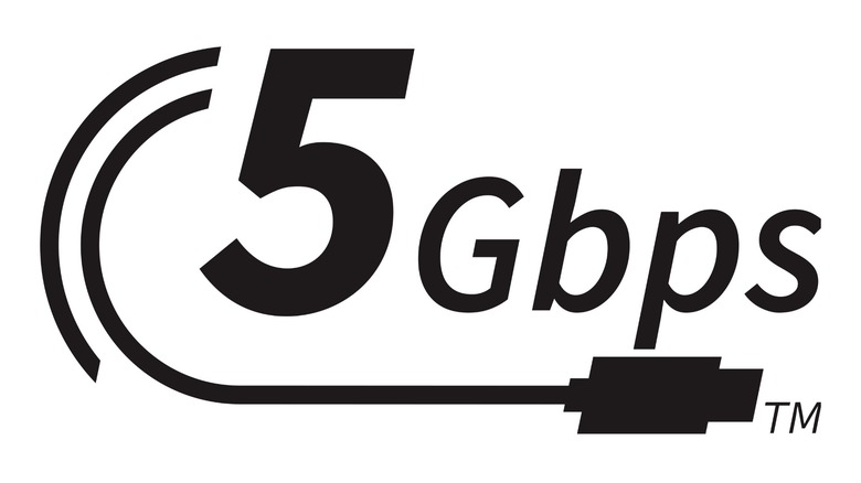 USB 5 Gbps logo