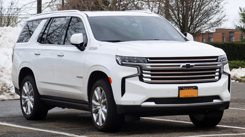 2021 Chevrolet Tahoe parked