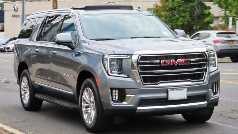 2021 GMC Yukon XL on road