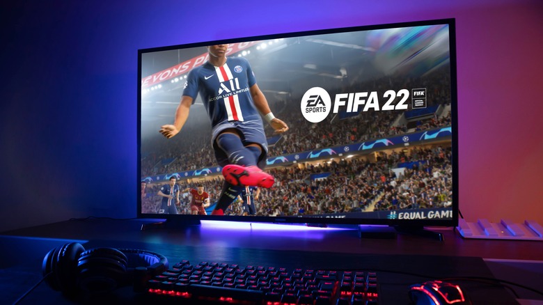EA FIFA 22 splashscreen