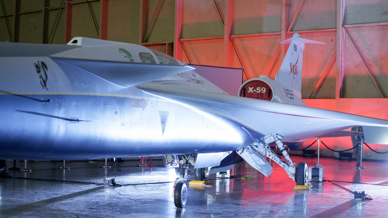 X-59 at its 2024 unveiling