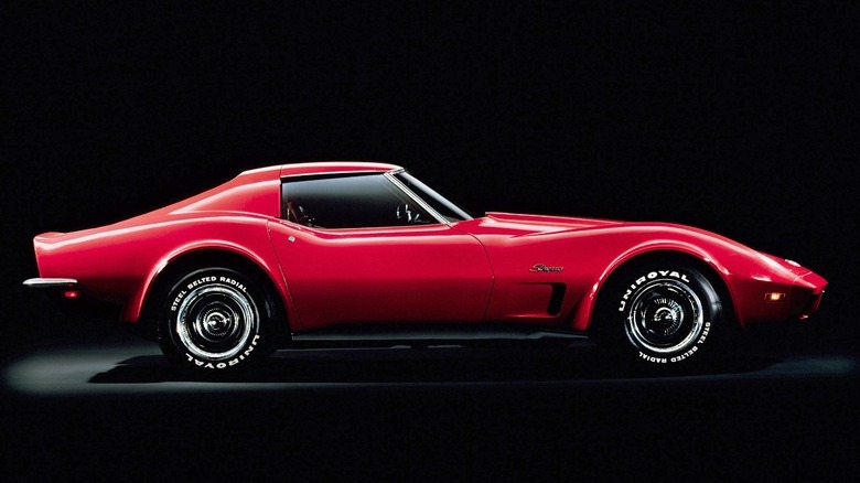 1973 Chevrolet Corvette red advertisement