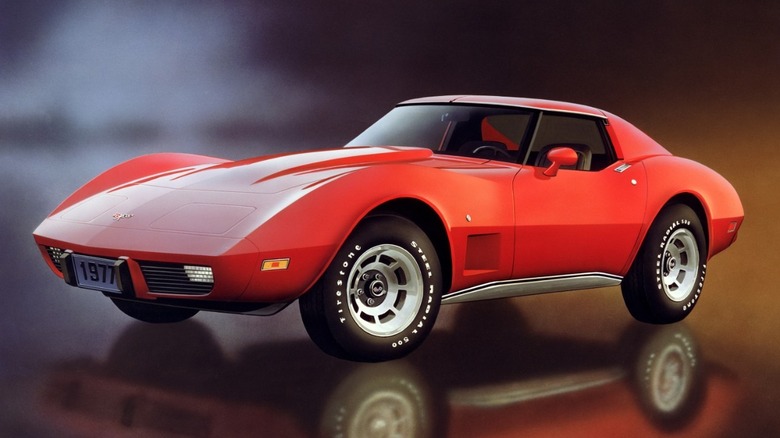 1977 Chevrolet Corvette computer render