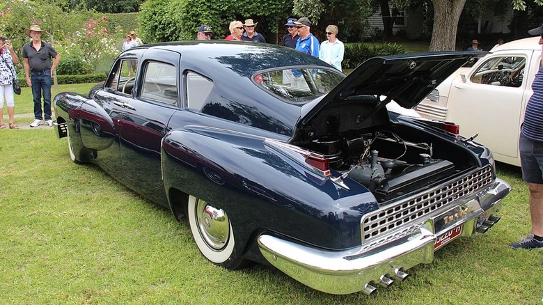 1948 Tucker with hood open