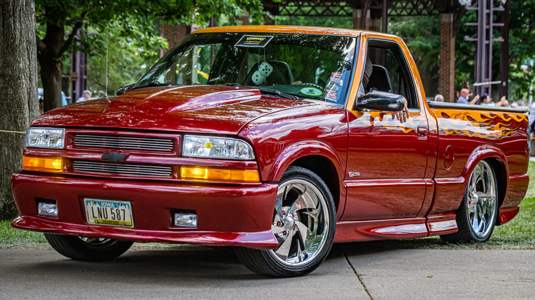 Yellow Chevy S10