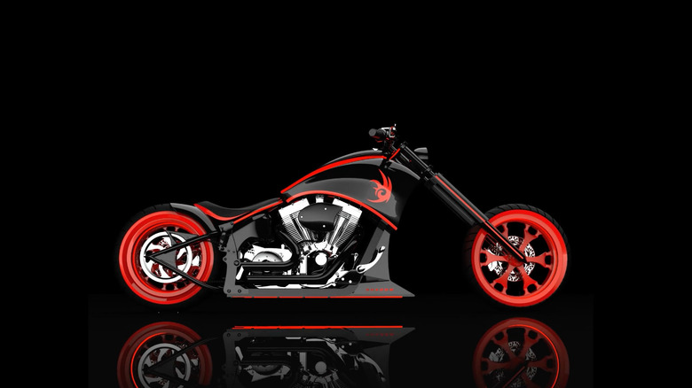 Dark Rider motorcycle render by SEGA