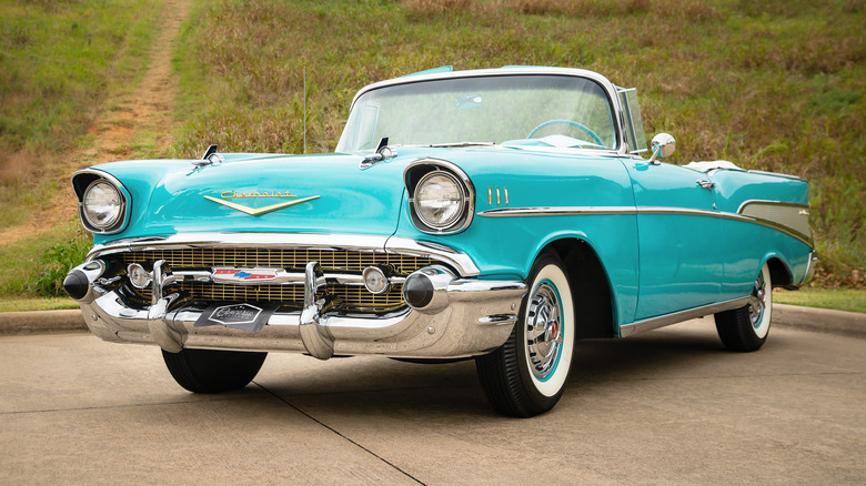 Turqoise 1957 Chevrolet Bel Air