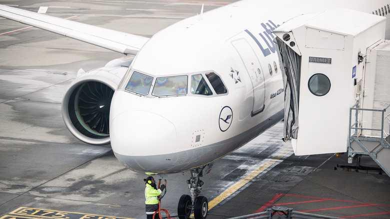 Airbus A320neo on runway