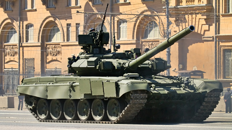 T-90 Tank In Moscow