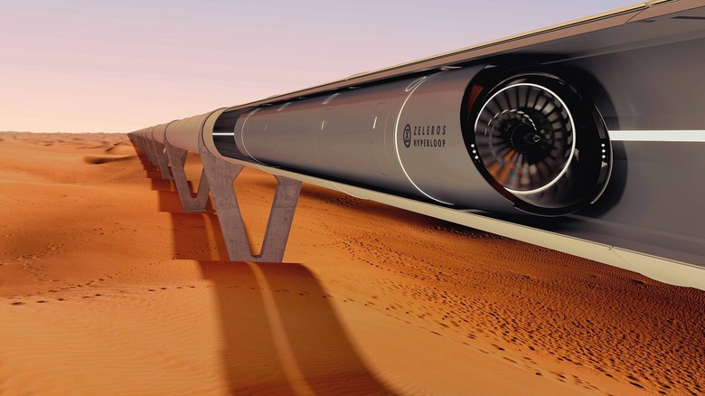 Potential Dubai Hyperloop UAE