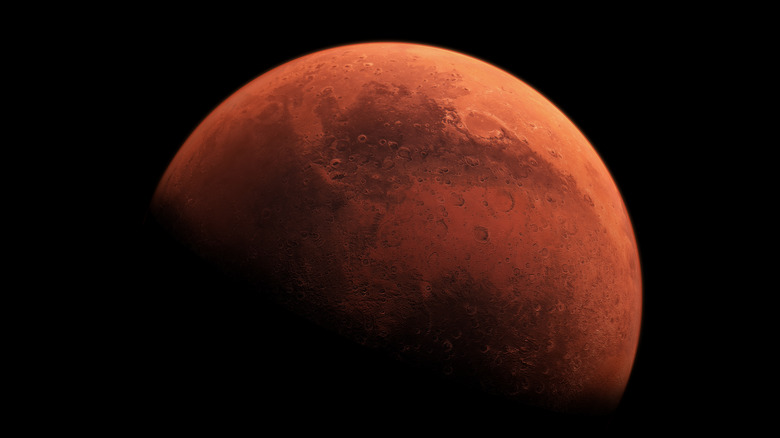 Ilustração do planeta Marte