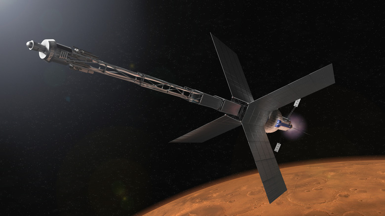 concept image Mars spacecraft