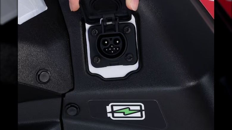 Craftsman electric riding mower charging port