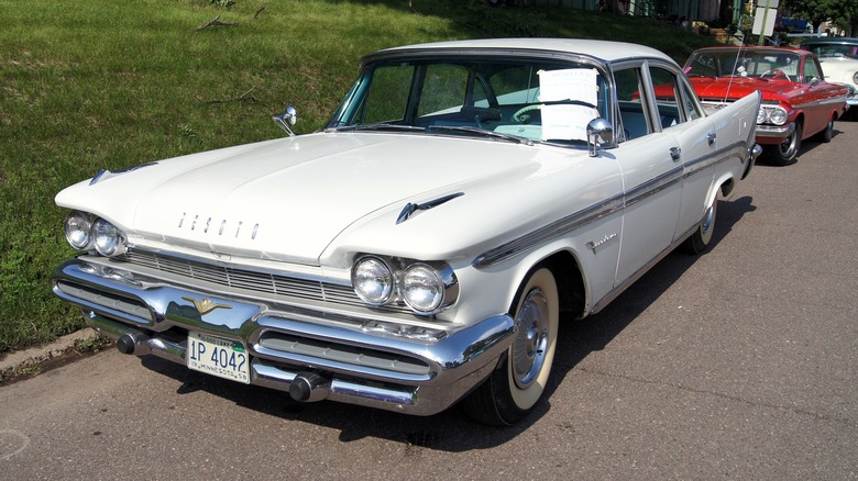 White 1959 DeSoto Firedome