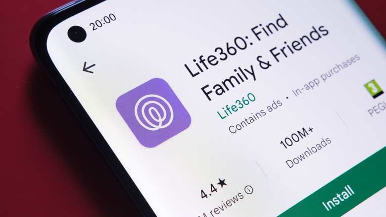 Life360 app in Google Play